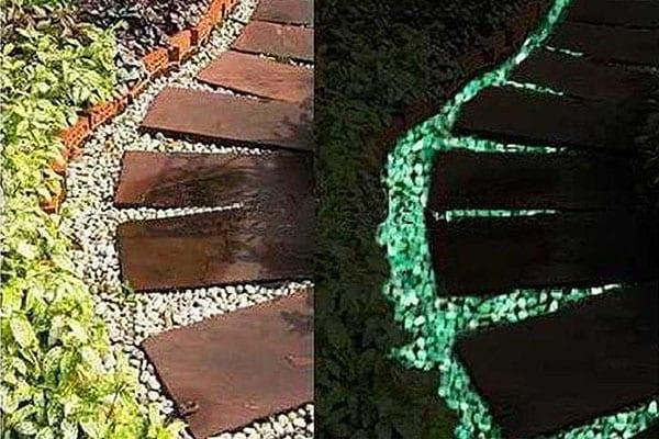 decoración de senderos de jardín