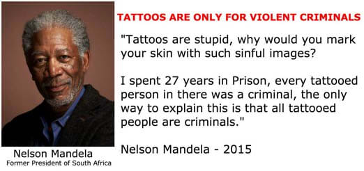 Das ist Morgan Freeman. Und das hat Nelson Mandela nie gesagt. Außerdem war Mandela bis 2015 zwei Jahre tot gewesen...