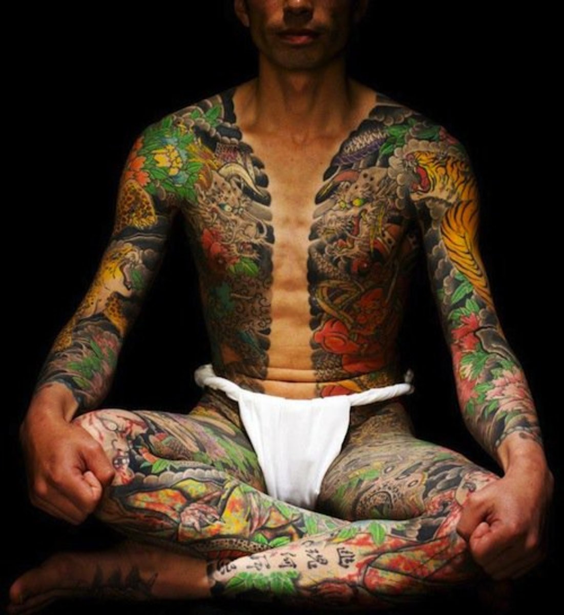 Yakuza style tattoo by Yoshihito Nakano