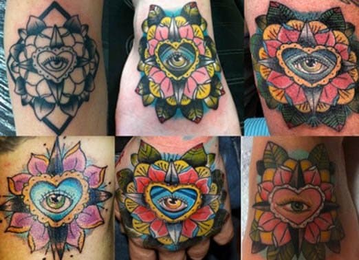 Kopieren Sie nicht das Tattoo von jemand anderem Wir wissen, dass Sie das Tattoo lieben, das Sie auf Instagram gesehen haben, aber denken Sie daran, dass das Design jemand anderem gehört. Tattoo-Nachahmer sind ein großes Problem in der Tattoo-Branche und es gibt immer Platz für originellere Kunst. Treffen Sie einen Vorsatz für sich selbst, für Ihr nächstes Tattoo über den Tellerrand hinaus zu gehen und lassen Sie einen Künstler etwas 100% einzigartiges für Sie kreieren. Die Tattoo-Branche lebt von neuen und aufregenden Kunstwerken und wir können wetten, dass Sie ein originelles Tattoo wollen, das andere Leute anstarren können.