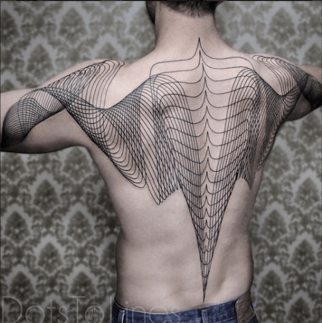 Blackwork Back Tattoo Chaim Machlev