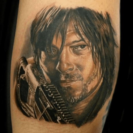 Daryl ist gunnin'apos; für dich. Tattoo von Bryan Merck