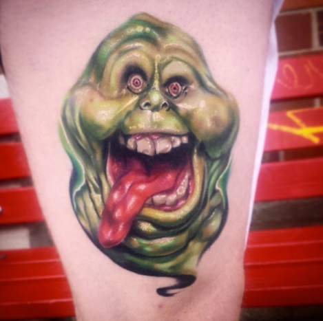 Hallo Slimer. <3 Tattoo: Josh Herman