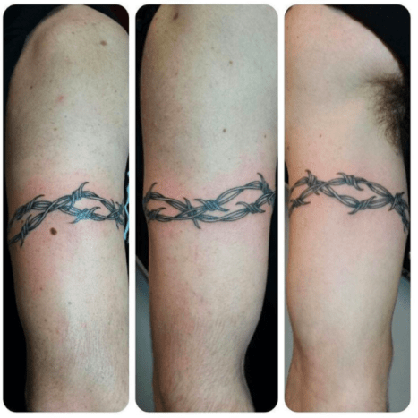 tetování z ostnatého drátu