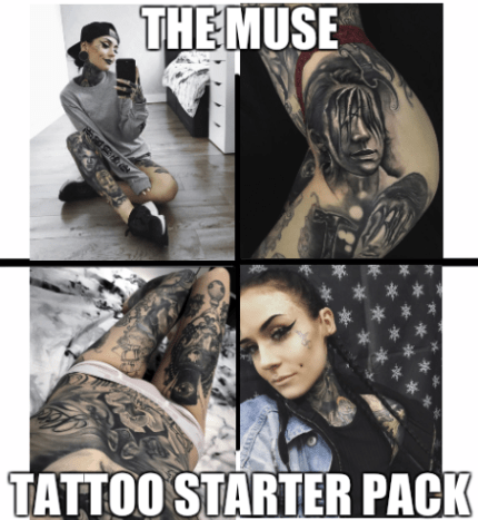 Modelka Monami Frost je vzácný pták, protože její kůže je pro jejího manžela Anrijse Straumeho doslova chodícím portfoliem. Ona je typická tetovací múza a dělá body obleky zatraceně dobře. Inspiruje nás k vytváření spolupráce s umělci, protože výsledky jsou naprosto ohromující.