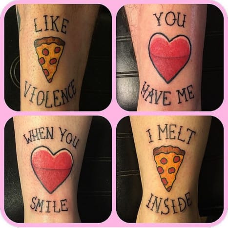 Pizza! Amerika ist auch bei Pizza führend.