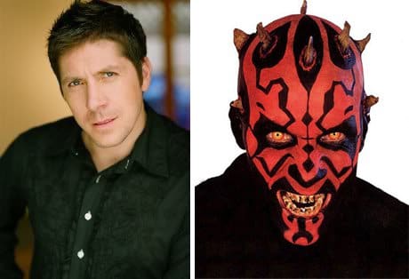 Foto über raechelmyersPark hat viele schwere Make-up-Rollen gespielt, darunter Darth Maul in Star Wars Episode I: The Phantom Menace, und alle waren nicht sprechende Rollen. Die wenigen Sprechzeilen, die Maul hatte, wurden dem Schauspieler Peter Serafinowicz zum Rezitieren gegeben.