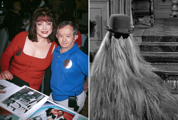 Foto über PinterestFelix ist das andere Ende des Spektrums, wenn es um die Höhe geht. Er ist ein kleiner Mensch, hat aber einen großen Anteil am Erfolg von The Addams Family. Obwohl Cousin Itt 1965 zur Besetzung kam, trat er nur in 17 Episoden auf, obwohl er so gleichbedeutend mit der Show war.