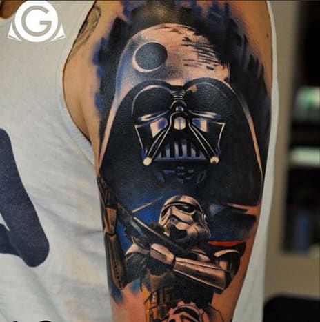 Darth Vader Sand Trooper Tattoo