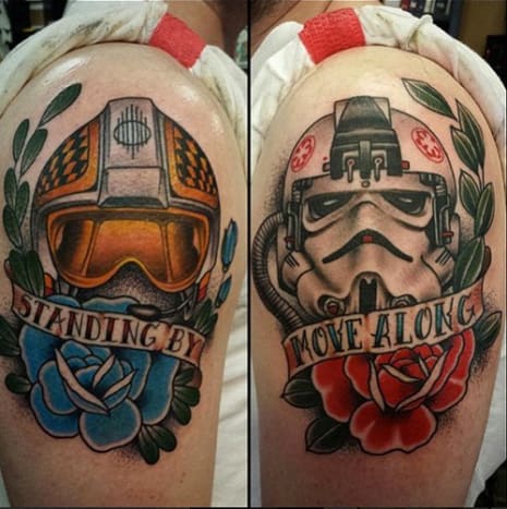 stormtrooper pohyb po tetování