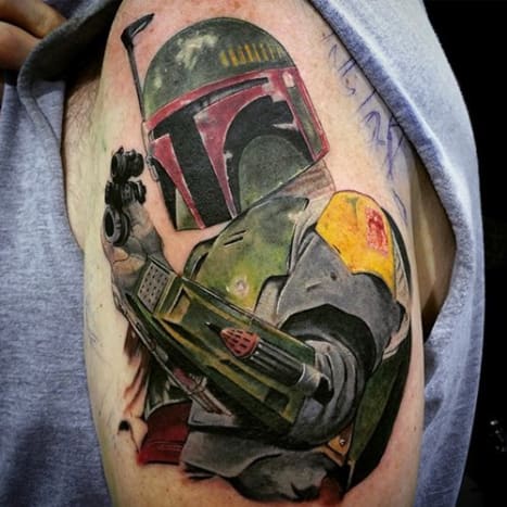 Boba Fett Star Wars Tattoo