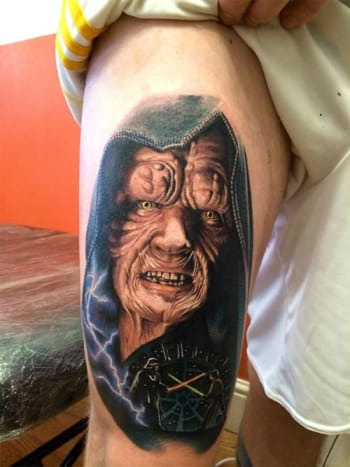 Císař Palpatine tetování