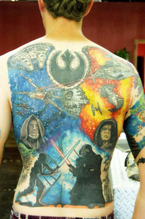 Die größten Star Wars-Tattoos in der Galaxis