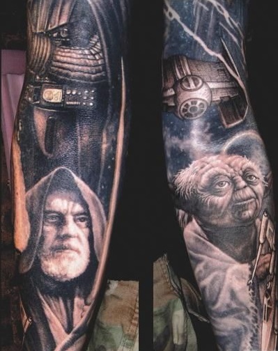 Die größten Star Wars-Tattoos in der Galaxis