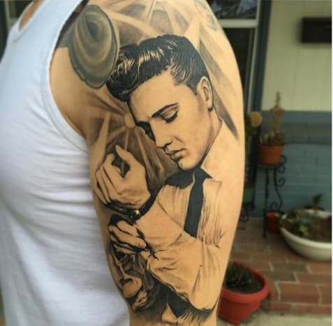 Elvis Tattoo von James Strickland
