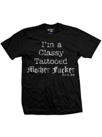 klassisches tätowiertes Mofo T-Shirt