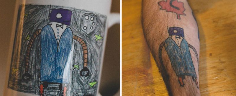 Die entzückendsten - Kid Art Tattoos - die Sie jemals sehen werden. Kein Witz.