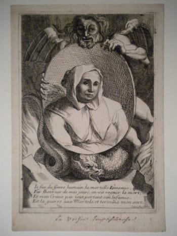 Catherine Monvoisin war eine französische Wahrsagerin und Zauberin, deren Zirkel (Affaire des Poisons) verdächtigt wurde, während der Herrschaft von Lous XIV. zwischen 1.000 und 2.500 Menschen getötet zu haben.