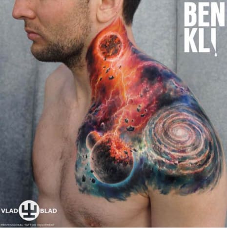 Dieses Tattoo von Ben Klishevskiy ist nicht von dieser Welt.