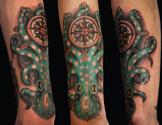 Tonnen von Octopus Tattoo-Designs