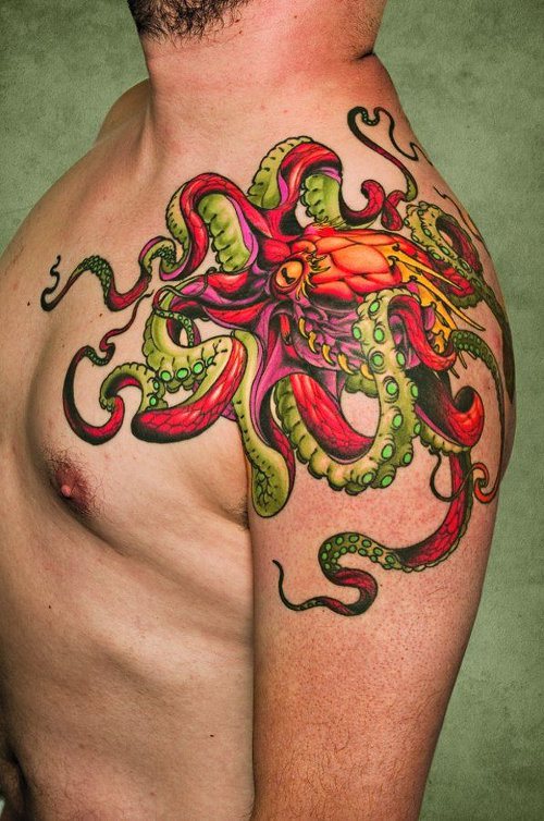 Tonnen von Octopus Tattoo-Designs