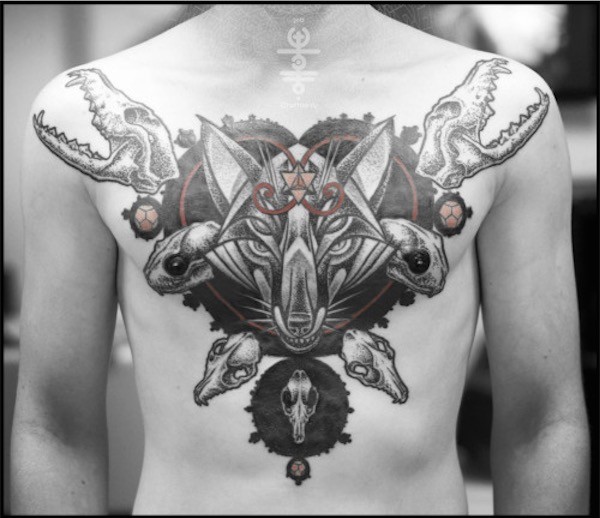 Top 144 Brusttattoos für Männer