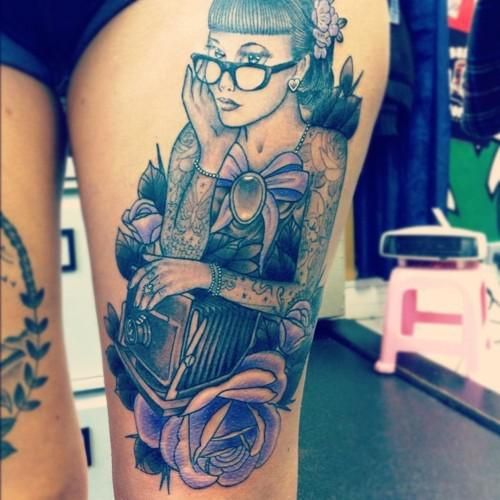 TOP 65 Pin Up Girl Tattoo Sexy Designs