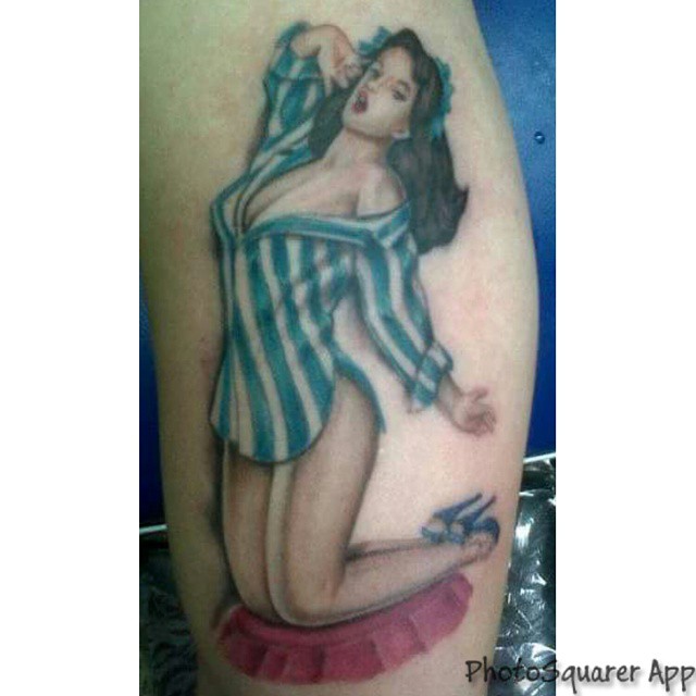 TOP 65 Pin Up Girl Tattoo Sexy Designs