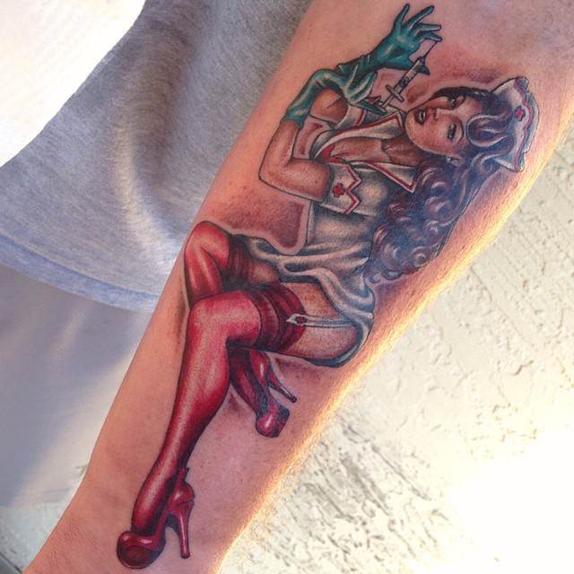 TOP 65 Pin Up Girl Tattoo Sexy Designs