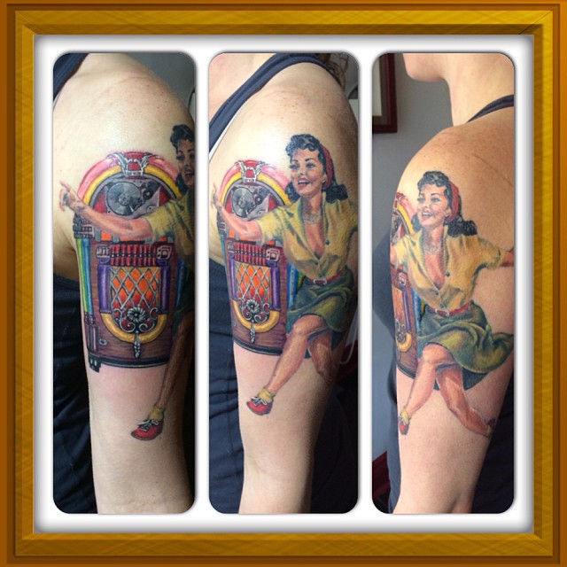 TOP 65 Pin Up Girl Tattoo Sexy Designs