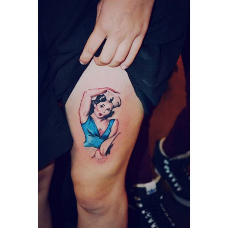 TOP 65 Pin Up Girl Tattoo Sexy Designs