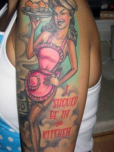 TOP 65 Pin Up Girl Tattoo Sexy Designs