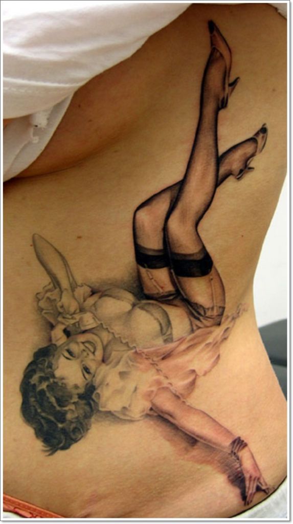 TOP 65 Pin Up Girl Tattoo Sexy Designs