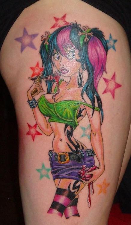 TOP 65 Pin Up Girl Tattoo Sexy Designs