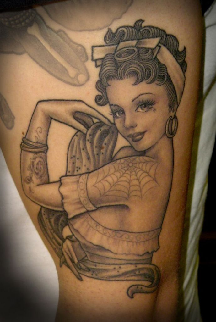 TOP 65 Pin Up Girl Tattoo Sexy Designs