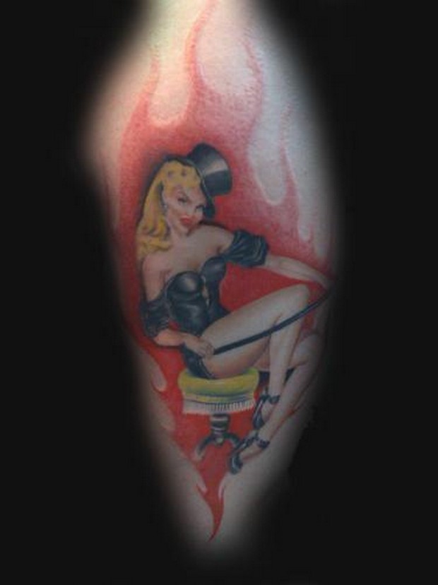 TOP 65 Pin Up Girl Tattoo Sexy Designs