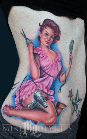 TOP 65 Pin Up Girl Tattoo Sexy Designs