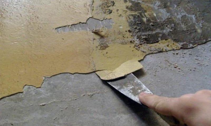 cómo quitar la pintura de un muro de hormigón