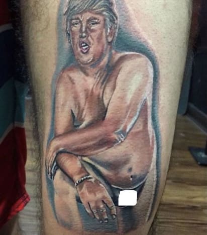 Trump mikropenis tetování
