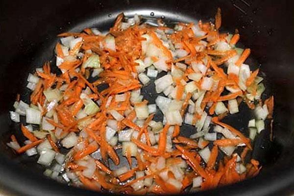 ragoût d'oignons et de carottes