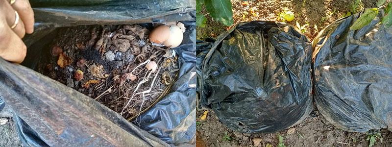 compostaje en bolsas