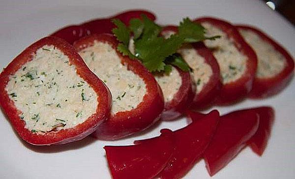 Aperitivo judío con pimiento