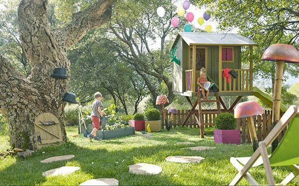 lieu d'aménagement d'une aire de jeux
