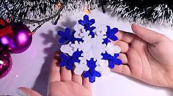 flocons de neige multicouches