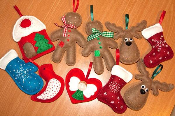 ensemble de jouets pour l'arbre