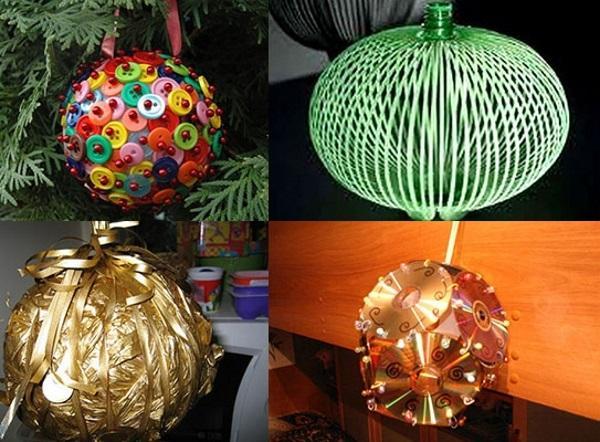 bolas decorativas y linterna