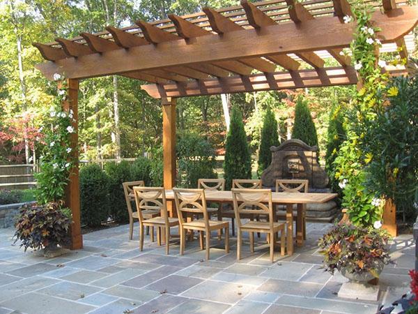 créer une pergola en bois