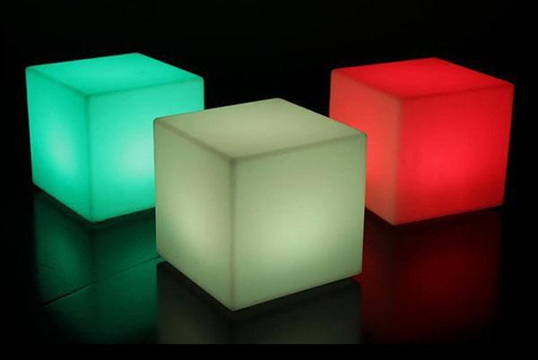 cubes lumineux pour le jardin