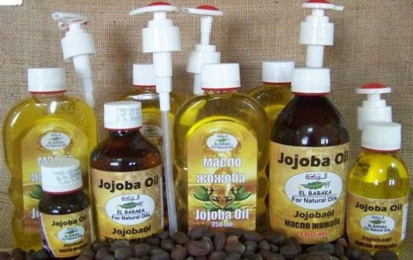huile de jojoba de différents fabricants
