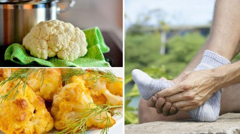 coliflor en guardia de la salud